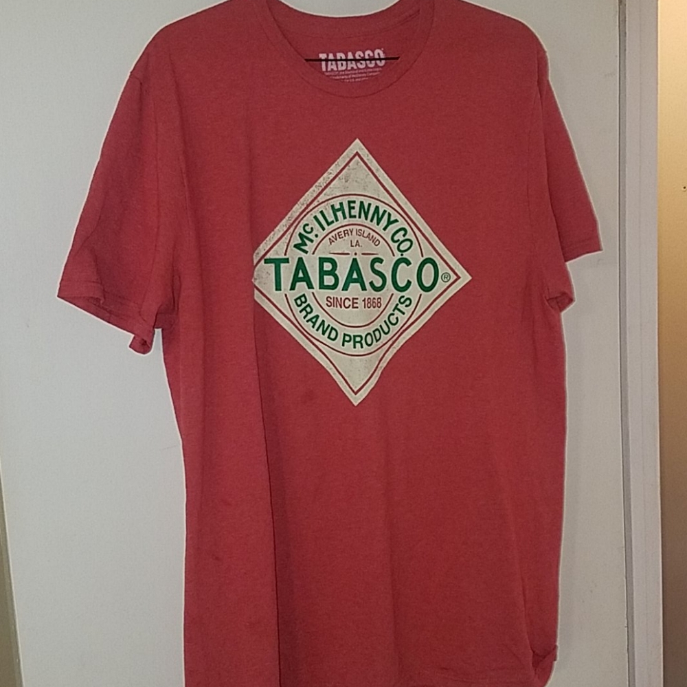Tabasco Hot Sauce Women's T Shirt Sz Large